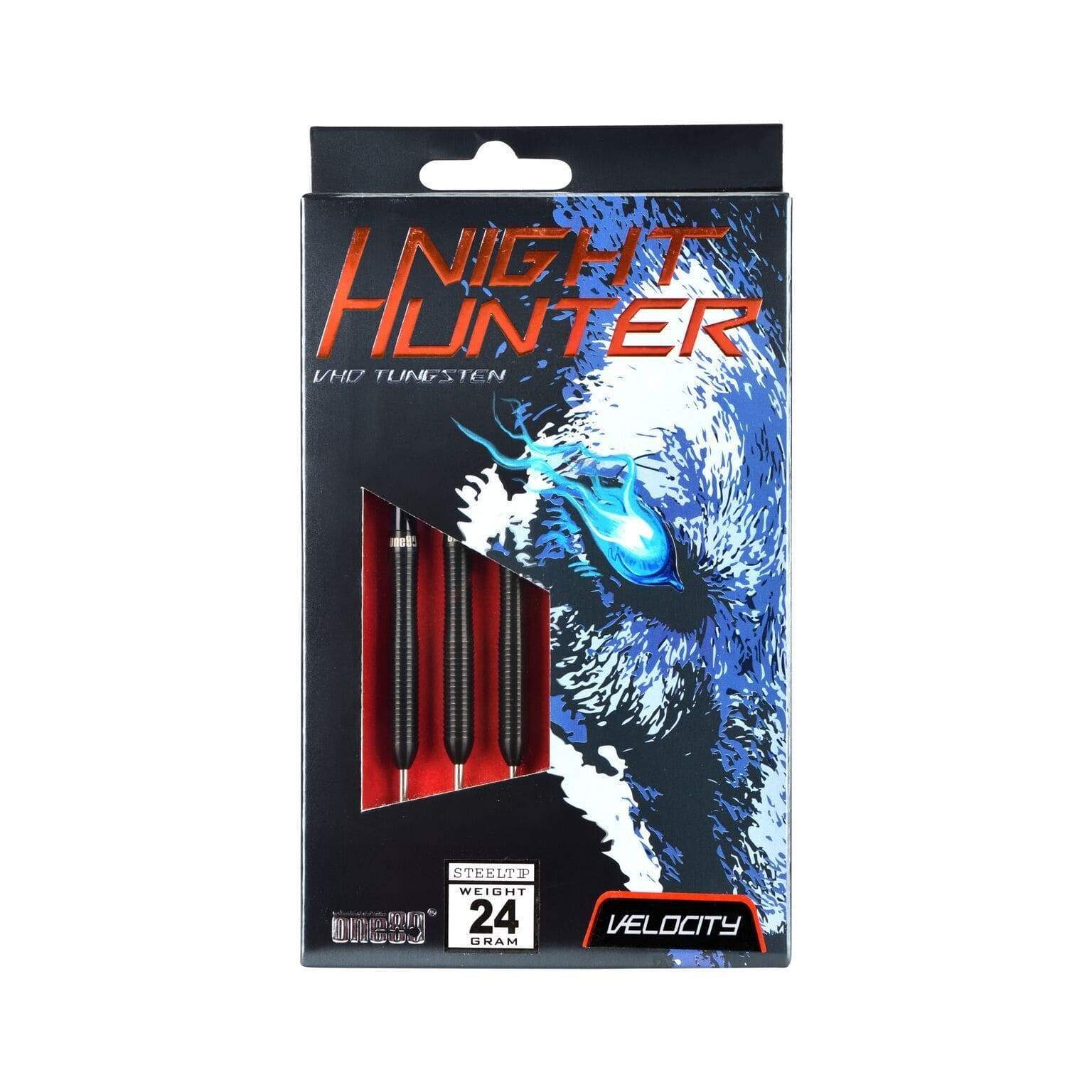 ONE80 Steeldarts One80 - Nighthunter - VELOCITY - Steeldart