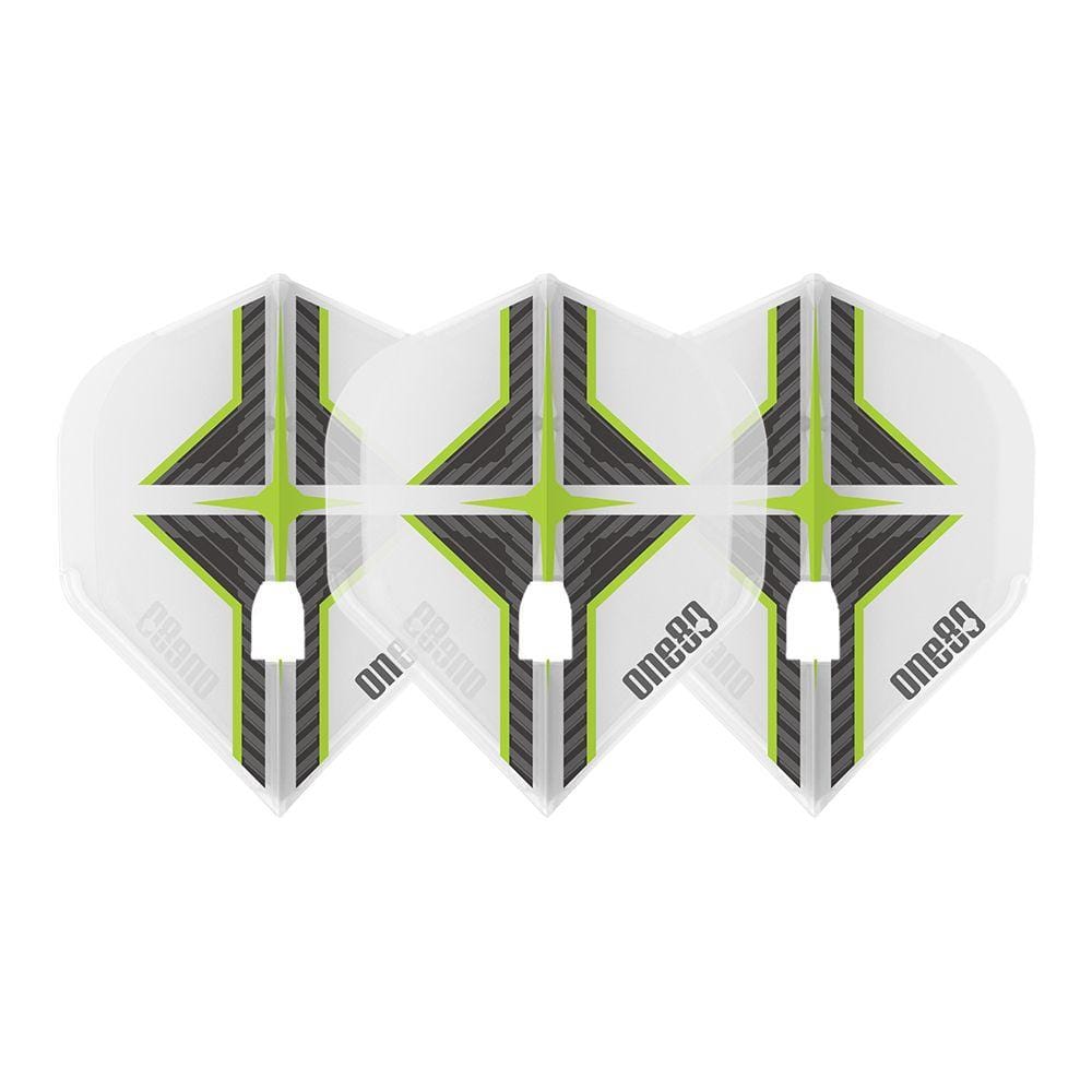 ONE80 Flight Clear White/Green One80 Star Flight (Champagne L1 Pro)