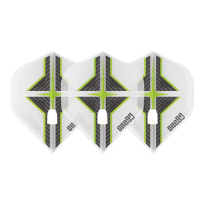 ONE80 Flight Clear White/Green One80 Star Flight (Champagne L1 Pro)