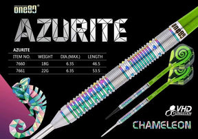 ONE80 Softdarts One80 Chameleon - Azurite Softtip 18g