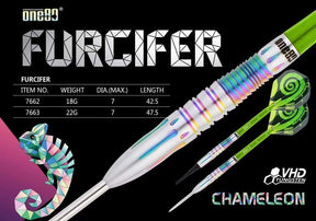 ONE80 Softdarts One80 Chameleon - Furcifer Softtip 18g