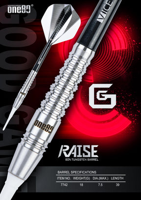 ONE80 Softdarts One80 - Raise GG - 18 Gramm - Softdart