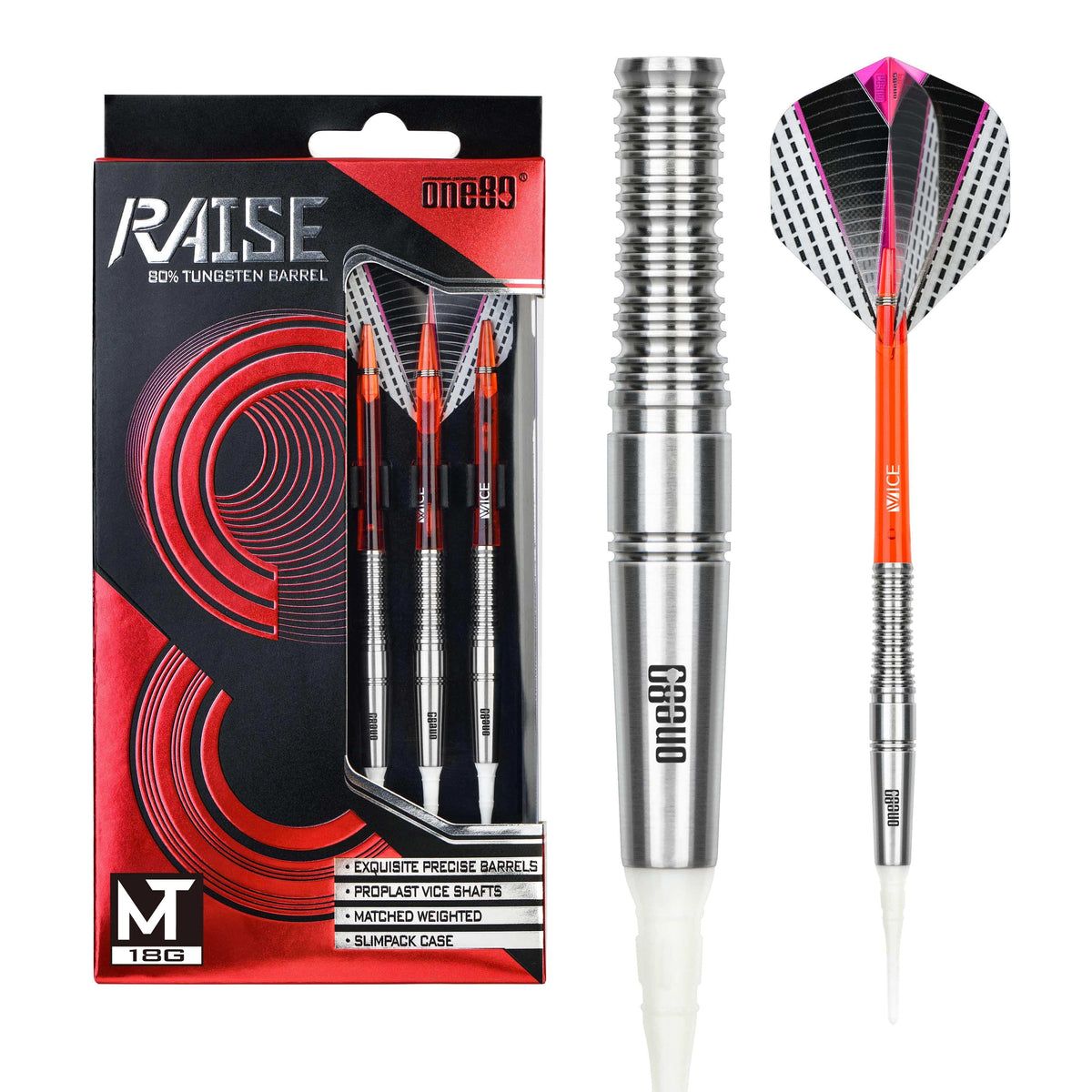 ONE80 Softdarts One80 - Raise - MT - Softdart - 18 Gramm