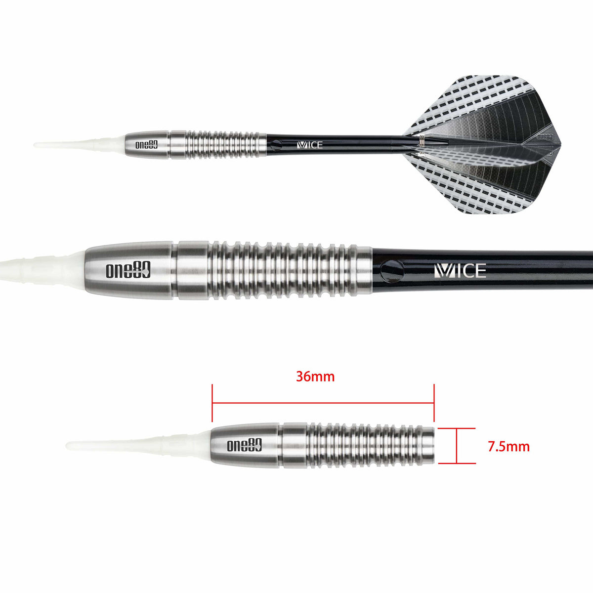 ONE80 Softdarts One80 - Raise - ST - Softdart - 17 Gramm