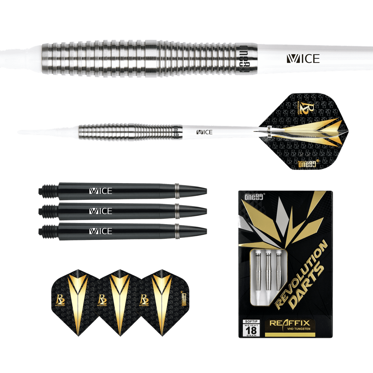 ONE80 Softdarts One80 Revolution Dart - Re-affix Softip