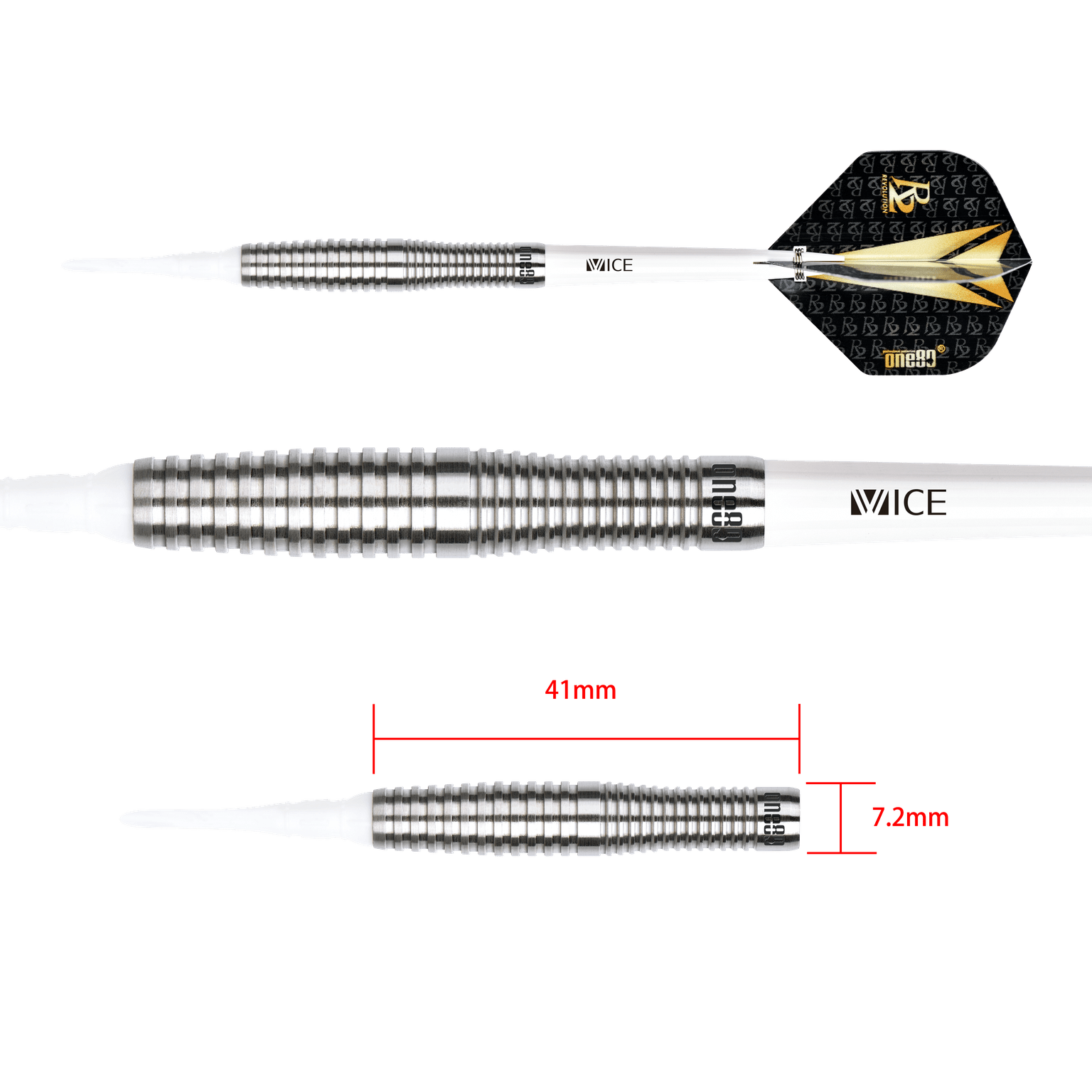 ONE80 Softdarts One80 Revolution Dart - Re-affix Softip