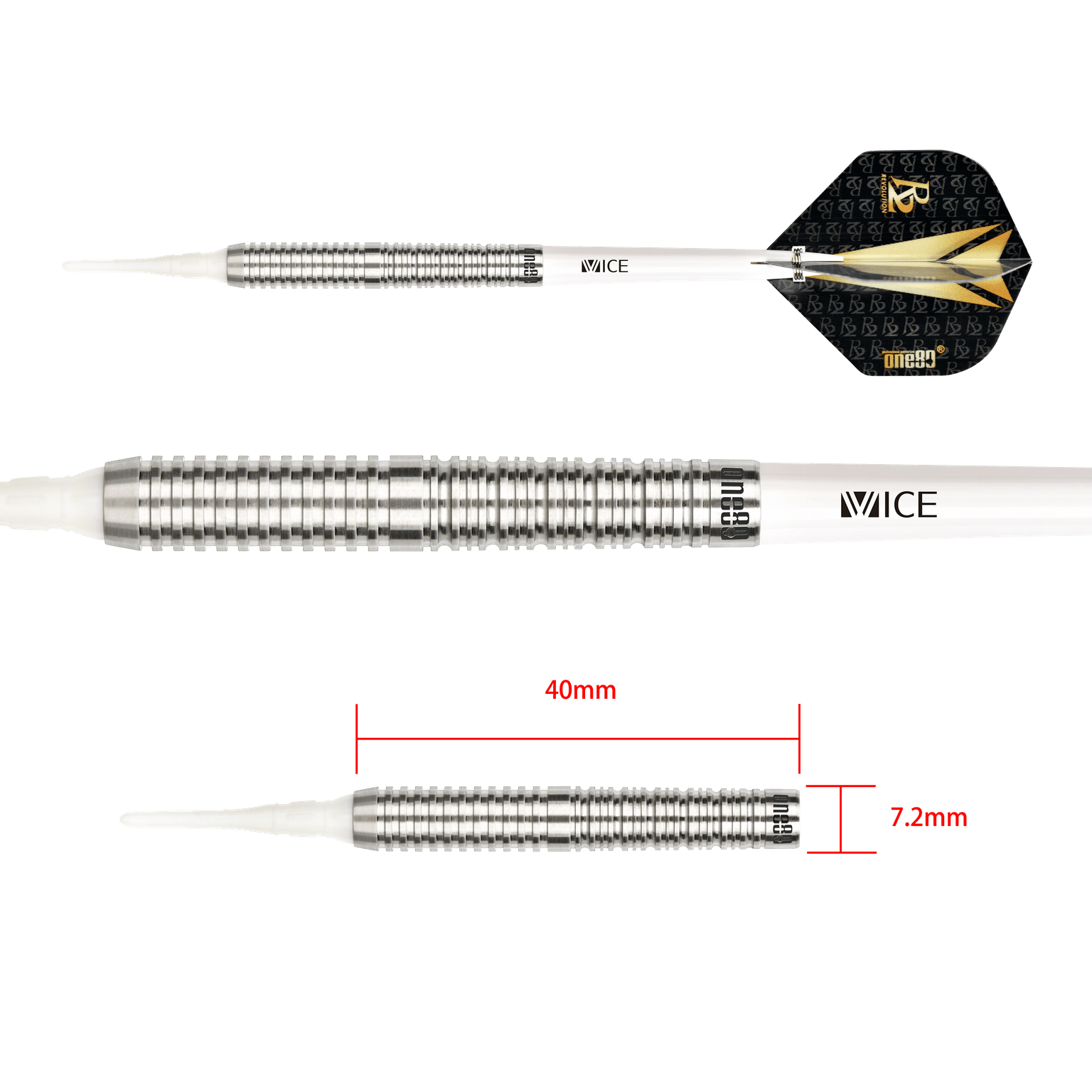 ONE80 Softdarts One80 Revolution Dart - Re-gain Softip