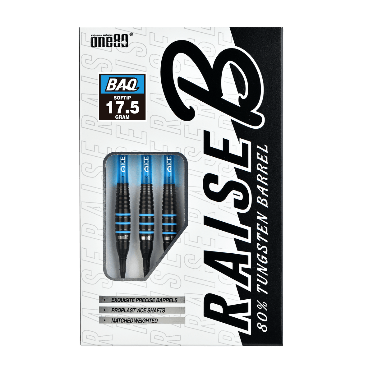 ONE80 Softdarts Raise B - BAQ softip 17,5g