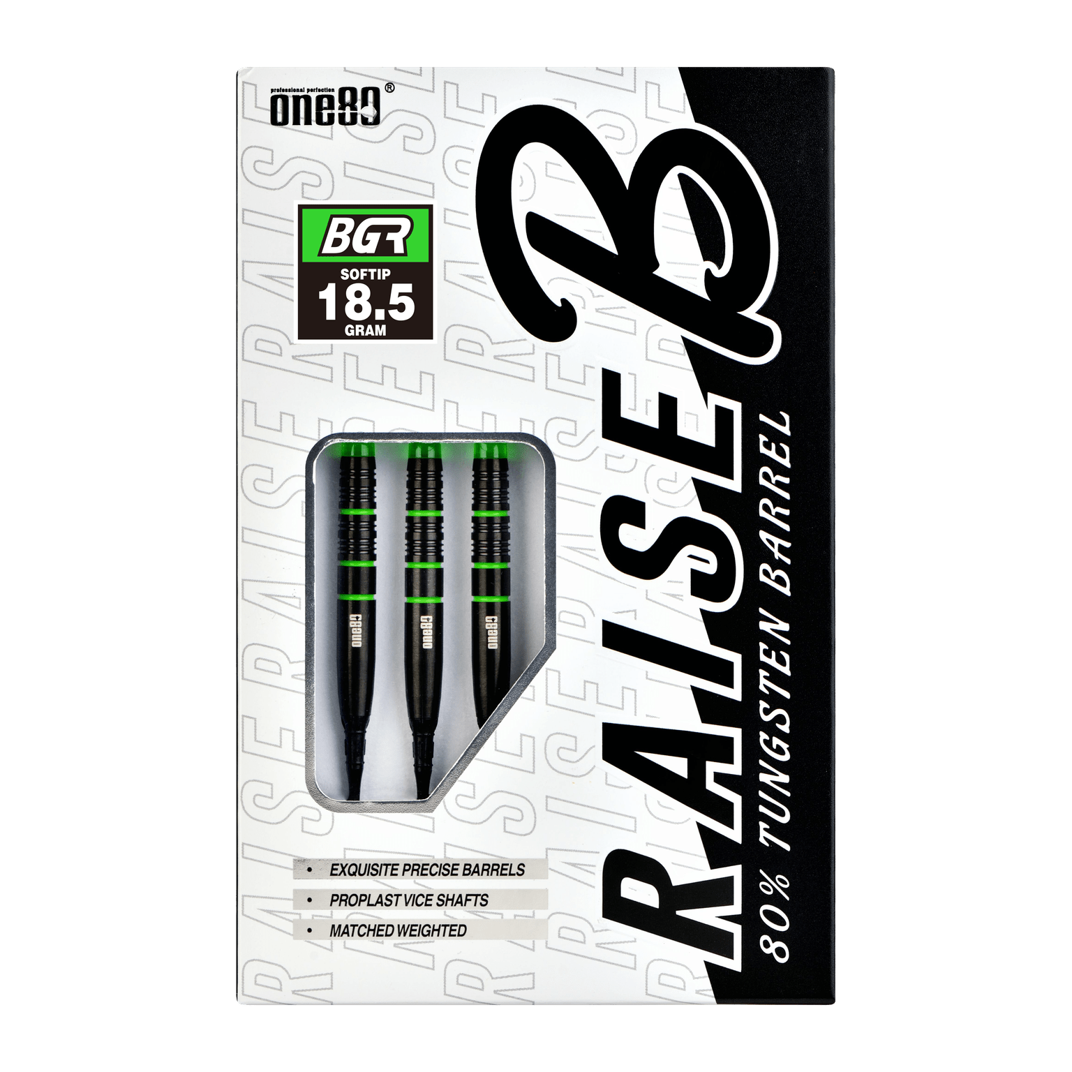 ONE80 Softdarts Raise B - BGR softip 18,5g