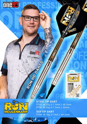 ONE80 Softdarts Ron Meulenkamp HD Softip 18g