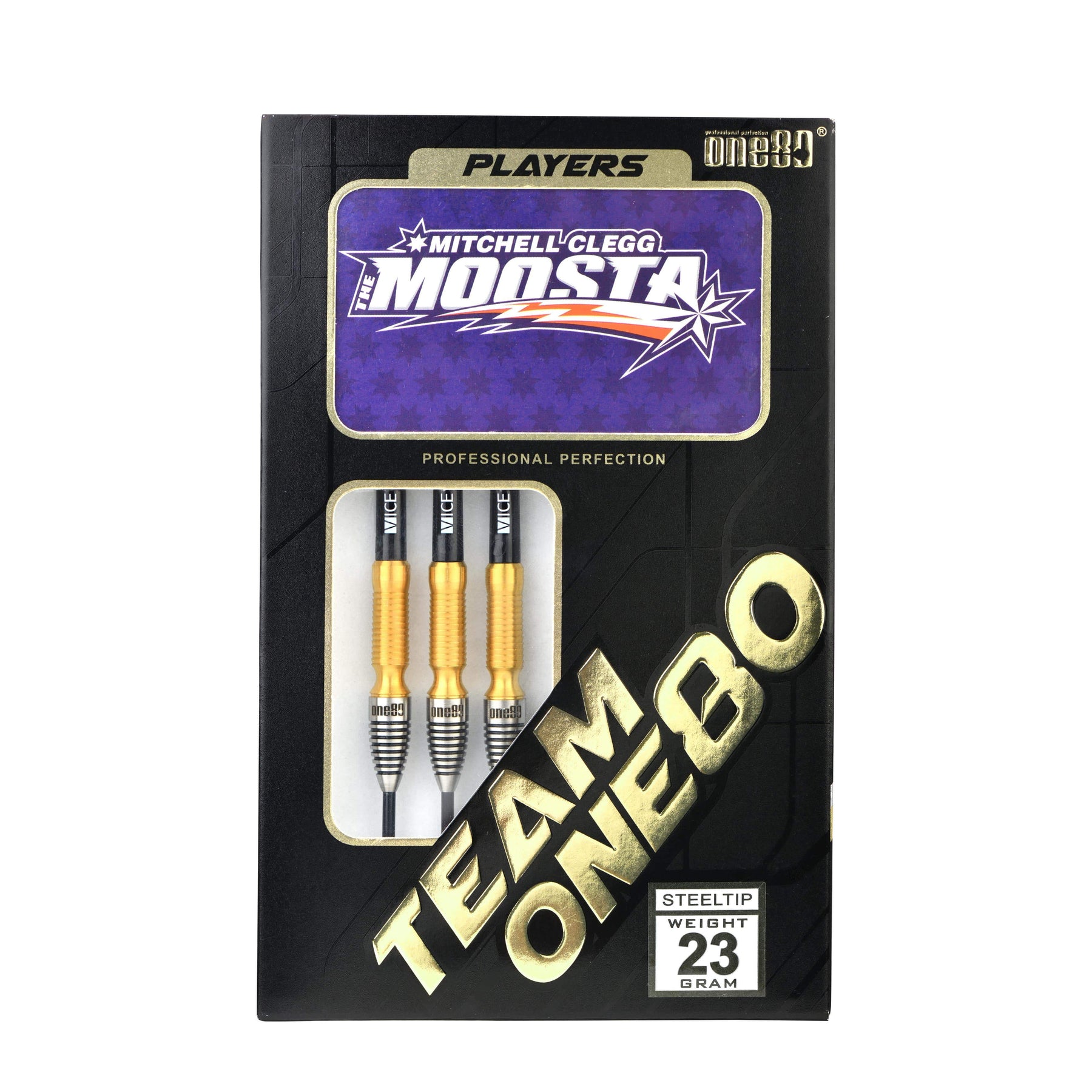 ONE80 Steeldarts One80 Signature Darts Mitchell Clegg - The Moosta - 23g