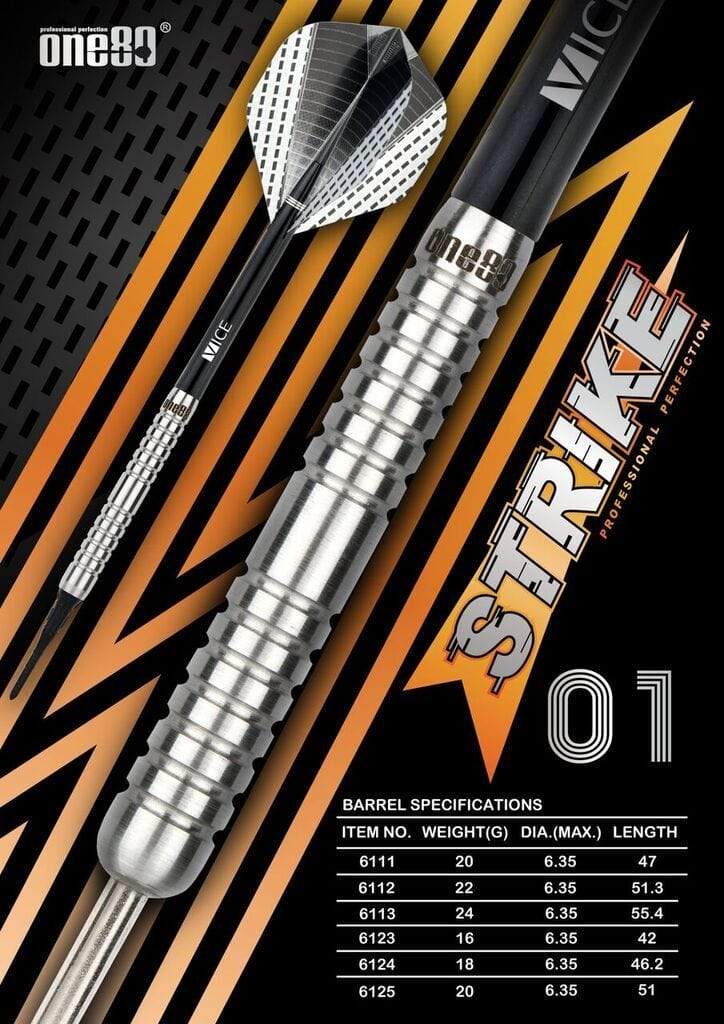 ONE80 Steeldarts ONE80 - Strike 01 - Steeldart